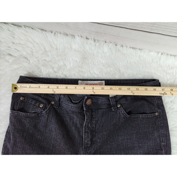Faded Glory Women's Black Stretch Boot Cut High Rise Denim Jeans Size 14P - Picture 5 of 7